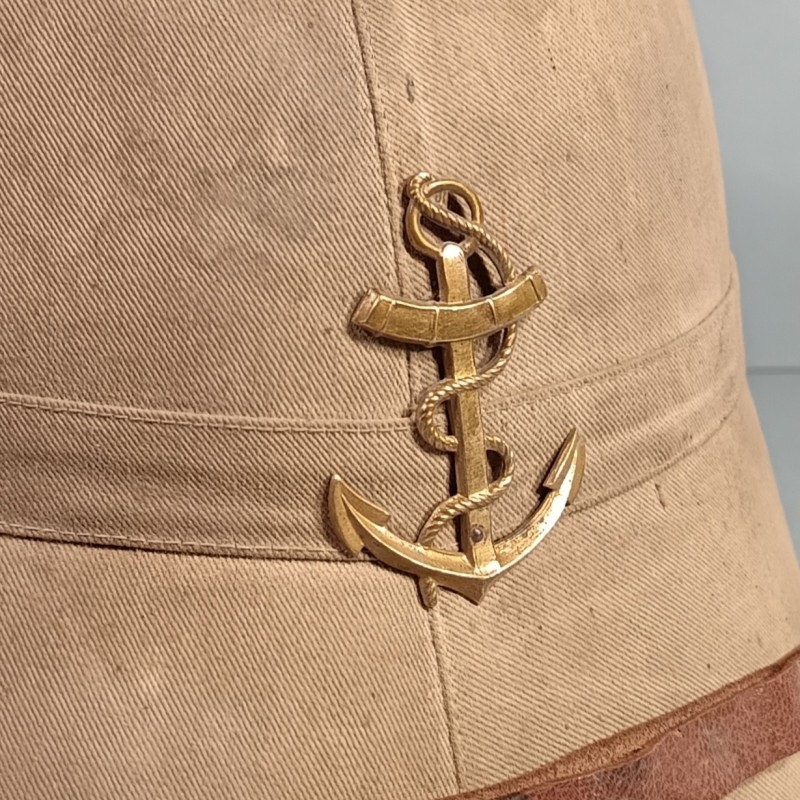 CASQUE COLONIALE INFANTERIE DE MARINE MODELE 1886 "PAIN DE SUCRE" INFANTERIE COLONIALE TROUPES D'AFRIQUE SPAHIS TIRAILLEURS